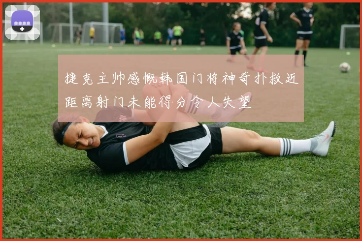 捷克主帅感慨韩国门将神奇扑救近距离射门未能得分令人失望
